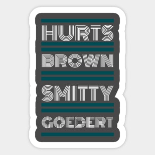 Philadelphia Eagles Offensive Weapons Sticker